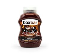 BOXBAR salsa barbecue zero calorie, salsa barbecue zero grassi, a basso contenuto di calorie e zuccheri, senza glutine e vegetariana (1 Flacone da 250g)