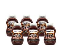 BOXBAR salsa barbecue zero calorie, salsa barbecue zero grassi, a basso contenuto di calorie e zuccheri, senza glutine e vegetariana (6 Flaconi da 250g)