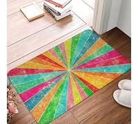 Boxbit zerbino ingresso esterno tappeto Zerbino arcobaleno rettangolare morbido bagno soggiorno tappetino corridoio tappeto zerbino colorato decorazioni casa Regali