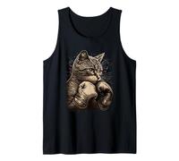 Boxe Cat Boxer Divertente Gatto Grafica Canotta