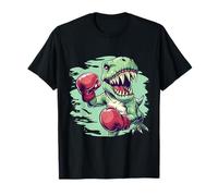 Boxe Dinosaur Boxer T-Rex Kickboxing Dino Boxing Lover Maglietta