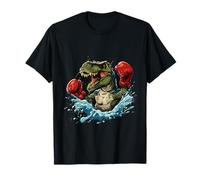 Boxe Dinosaur Boxer T-Rex Kickboxing Dino Boxing Lover Maglietta