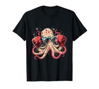 Boxe Octopus Lover Ocean Sea Creature Boxer Kickboxing Maglietta