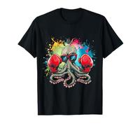 Boxe Octopus Lover Ocean Sea Creature Boxer Kickboxing Maglietta