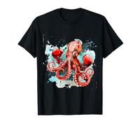 Boxe Octopus Lover Ocean Sea Creature Boxer Kickboxing Maglietta