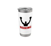 Boxe Posa della Vittoria Silhouette Bicchiere termico in acciaio inox doppia parete