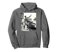 Boxe Sugar Ray Robinson Boxer A Londra 1988 Felpa con Cappuccio
