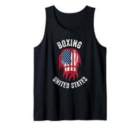 Boxe Support The Team Boxer Bandiera USA Uomini Donne Bambini Canotta