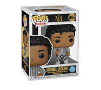 Boxed Vinyl Rocks: Michael Jackson (Rock with You) Glitter Edition #456 - Bundle Soft Protector Case, Compatibile con Funko Pop! Figure in vinile