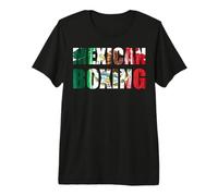 Boxeo Mexicano The Mexican Style Boxing México Fighters Maglietta Premium