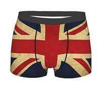 Boxer A Pantaloncino Uomo Flag Senza Patta Frontale Mutande Boxer A Pantaloncino Comodi Pants Boxer Corti Uomo per Viaggio Sportivo Tenue De Tous Les Jours M