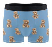 Boxer A Pantaloncino Uomo Funny Pattern, Slip Fitted Uomo Intimo Elastico Intimo per Sport M