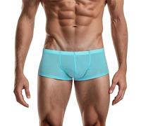 Boxer A Pantaloncino Uomo, Nylon Di Ghiaccio Mutande Uomo Boxer Elasticizzato Intimo Mutande Aperti Sul Davanti, Colori Assortiti Ultrasottile Sexy Trasparente Senza Cuciture Underwear Boxer Cotone