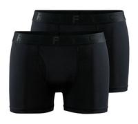 Boxer Active 3-Inch confezione da 2 nero