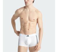 Boxer Active Flex Cotton 3-Stripes Low Rise Underwear (Confezione da 2) Black / White M
