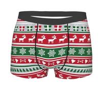 Boxer Aderenti da UOM Background Christmas Elasticizzati Hüftshorts Elastici Trunks Uomo per Quotidiano Corso A Pied Festival XXL