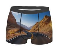 Boxer Aderenti Freeway Highway Road in The Desert Print Intimo Maschile XL