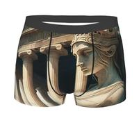 Boxer Aderenti Goddess Ancient Greek Vintage Boxer da Uomo Morbidi Mutande Uomo Confortevoli Intimo Maschile per Sport Uso Quotidiano Running XXL