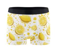 Boxer Aderenti Lemons Pieces Splash Boxer A Pantaloncino Uomo Utilizzo | Quotidiano Assorbenti Boxer Uomo Aderenti Comodi Pantaloncino Libertà Di Movimento Viaggio