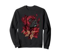Boxer autunno foglie autunno cane boxer mamma Felpa