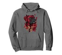 Boxer autunno foglie autunno cane boxer mamma Felpa con Cappuccio