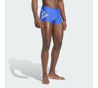 BOXER BIG BARS Semi Lucid Blue / White S