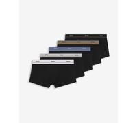 BOSS Boxer corti in cotone elasticizzato con elastico in vita con logo in confezione da cinque - Style Trunk 5P Essential, 50531660 Nero M