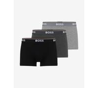 Boxer BOSS Power Logo nero grigio scuro grigio chiaro (3 unità) - S