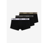 Boxer BOSS Trunk Power nero bianco beige (3 unità) - M