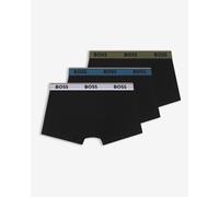 Boxer BOSS Trunk Power nero bianco blu (3 unità) - XXL