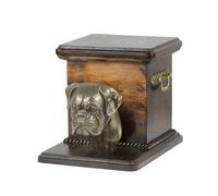 Boxer, Boxer I - un'urna per le ceneri di un cane con una statuetta, un'urna ele