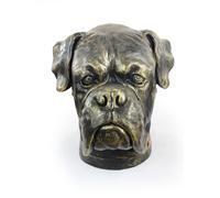 Boxer, Boxer II - busto di cane, grande testa di cane per il giardino, decorazio