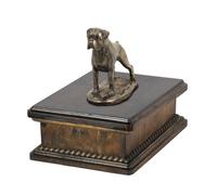 Boxer, Boxer III - urna per ceneri di cane, urna classica con statuetta, urna el