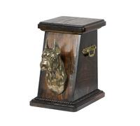 Boxer, Boxer - un'urna per le ceneri del cane, un'elegante urna con statuetta, u