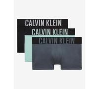 Boxer Calvin Klein Big Logo grigio verde nero (3 unità) - S