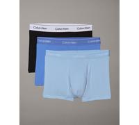 Boxer Calvin Klein Icon Cotton Stretch blu bianco (3 pezzi) - XL