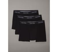 Calvin Klein - Icon - Cotton Stretch - Confezione da 3 boxer aderenti triplo nero con pinces 46