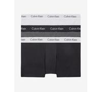 Calvin Klein Uomo Pantaloncini Boxer Vita Bassa Confezione da 3 Intimo, Multicolore (White/B&W Stripe/Black), L