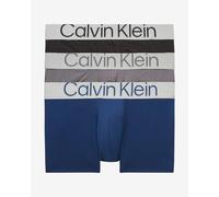 Boxer Calvin Klein Rise blu elettrico grigio nero (3 unità) - M
