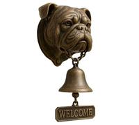 Boxer, campanello di benvenuto vintage in ghisa, per tutti i tipi di cani, campanello d'ingresso a parete, campanello senza fili per portico, porta d'ingresso, giardino, cortile, decorazione di