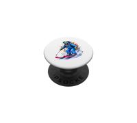 Boxer Cane Sci Acquerello Splash Art PopSockets PopGrip Adesivo