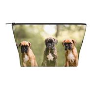 Boxer Cani Cuccioli Animali domestici Cani di famiglia, Borsa da toilette Borsa per trucco Borsa per cosmetici Borsa da toilette da viaggio portatile
