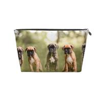 Boxer Cani Cuccioli Animali domestici Cani di famiglia, Borsa da toilette Borsa per trucco Borsa per cosmetici Borsa da toilette da viaggio portatile