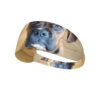 Boxer Cani Cuccioli Animali Domestici Cani,Fascia elastica per capelli multiuso unisex, fascia antisudore sportiva