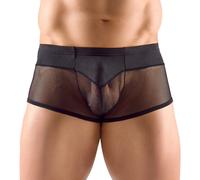 Boxer con Inserto a Rete trasparente Sexy Lingerie maschile Intimo nero