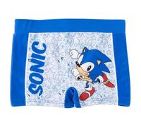 Boxer da Bagno Sonic per Bambini - Costume da Bagno per Bambini, Comodo, Leggero e ad Asciugatura Rapida, Pantaloncini da Bagno per Bambini, per Estate, Spiaggia e Piscina, Blu, 6 Anni