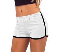 Boxer da donna Pantaloncini da corsa estivi dimagranti pantaloni caldi a vita bassa elasticizzati pantaloni corti comodi pigiama pantaloni corti casual yoga palestra ciclismo pantaloni della tuta