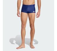 adidas Performance - Boxer da bagno blu scuro e bianchi XS
