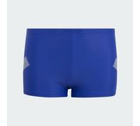 adidas Bambini e Ragazzi Big Bars Swim Boxers Kids Swimwear, Semi Lucid Blue, 5-6 Years