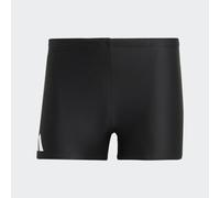 Boxer da nuoto Solid Black / White L/XL